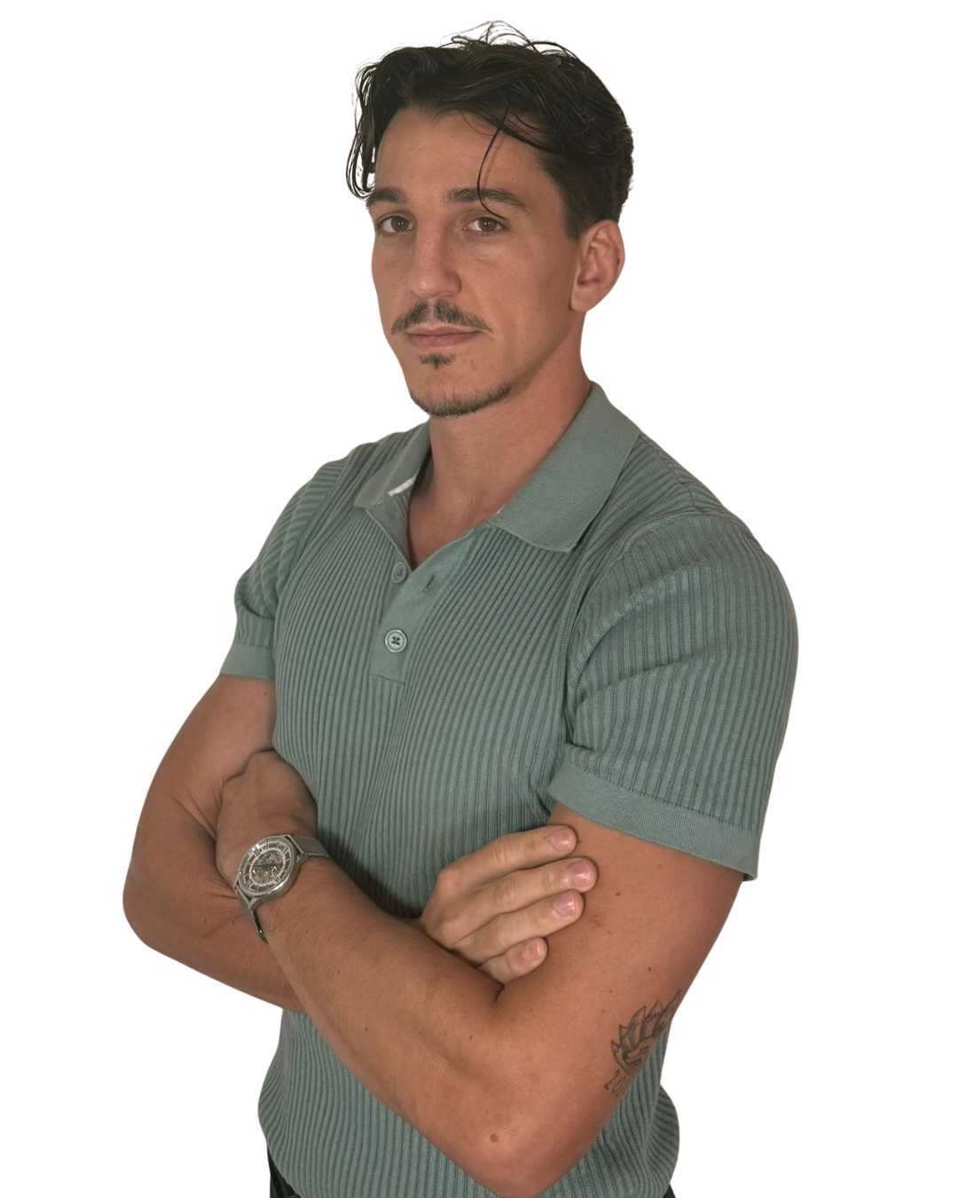 Post Instagram storytelling Entrepreneur Homme Moderne Kaki Vert